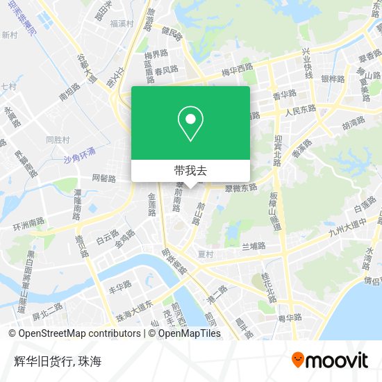 辉华旧货行地图