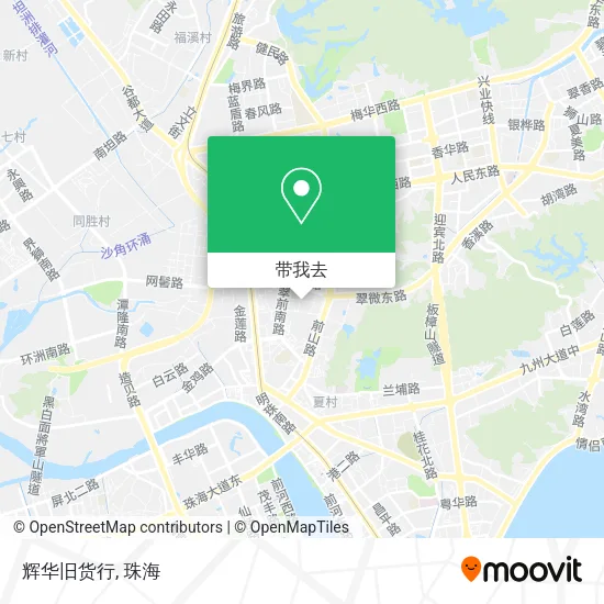 辉华旧货行地图