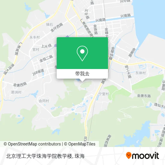 北京理工大学珠海学院教学楼地图