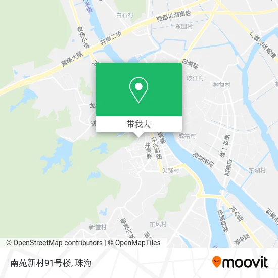 南苑新村91号楼地图