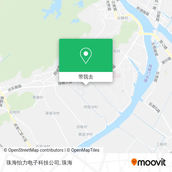 珠海怡力电子科技公司地图