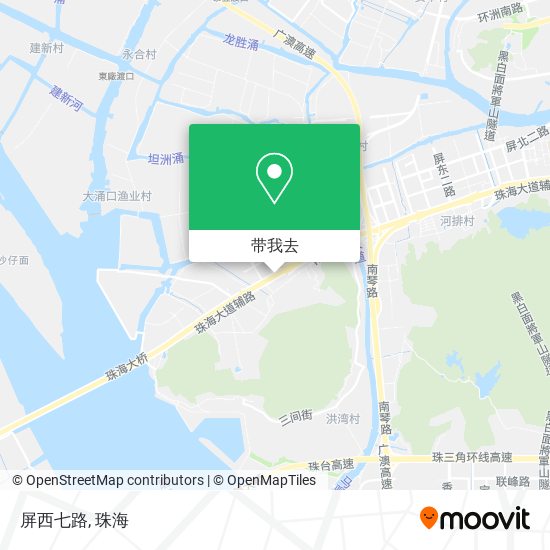 屏西七路地图