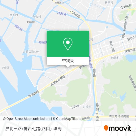 屏北三路/屏西七路(路口)地图