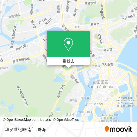 华发世纪城-南门地图