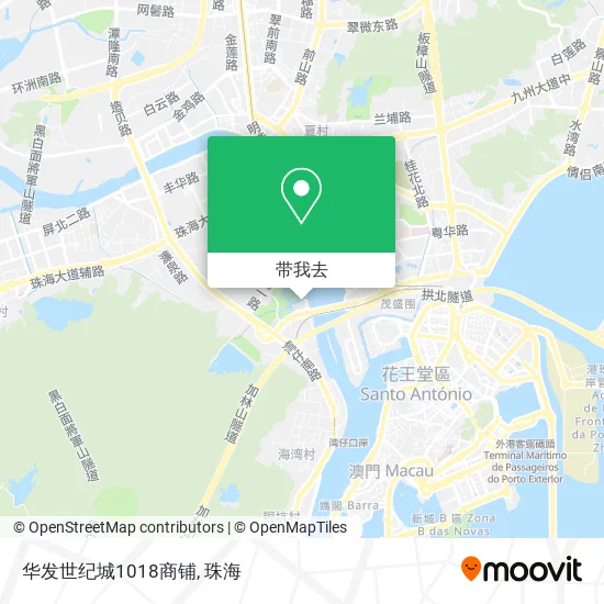 华发世纪城1018商铺地图