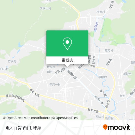 通大百货-西门地图