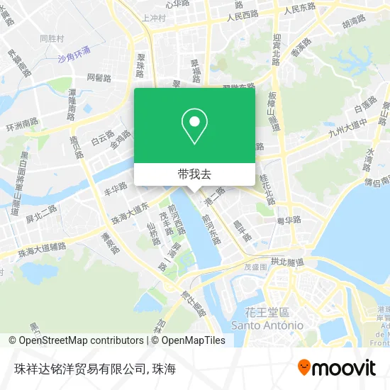 珠祥达铭洋贸易有限公司地图
