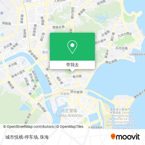 城市悦栈-停车场地图