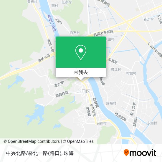 中兴北路/桥北一路(路口)地图
