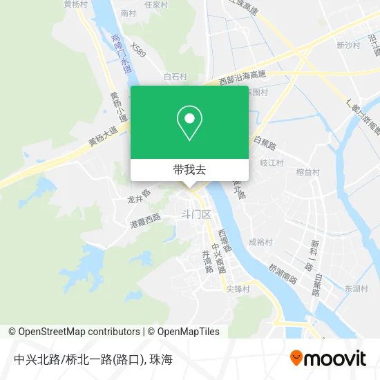 中兴北路/桥北一路(路口)地图