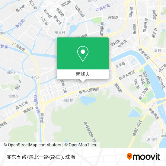 屏东五路/屏北一路(路口)地图