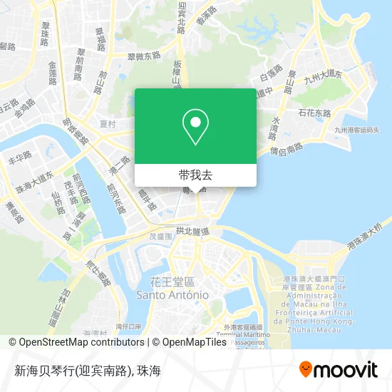 新海贝琴行(迎宾南路)地图