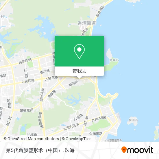 第5代角膜塑形术（中国）地图