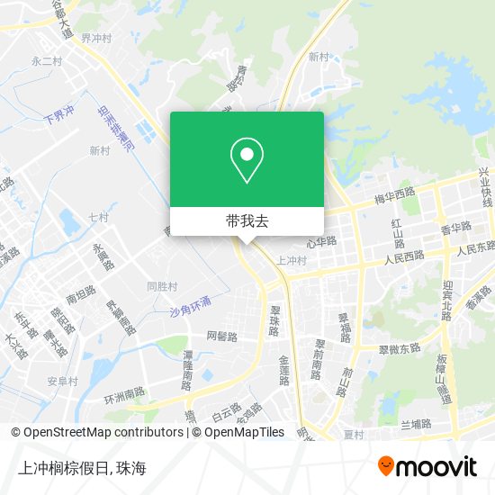 上冲榈棕假日地图