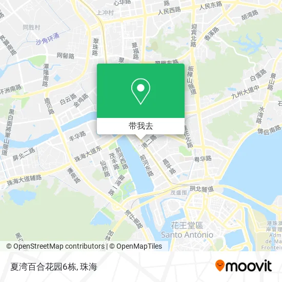 夏湾百合花园6栋地图