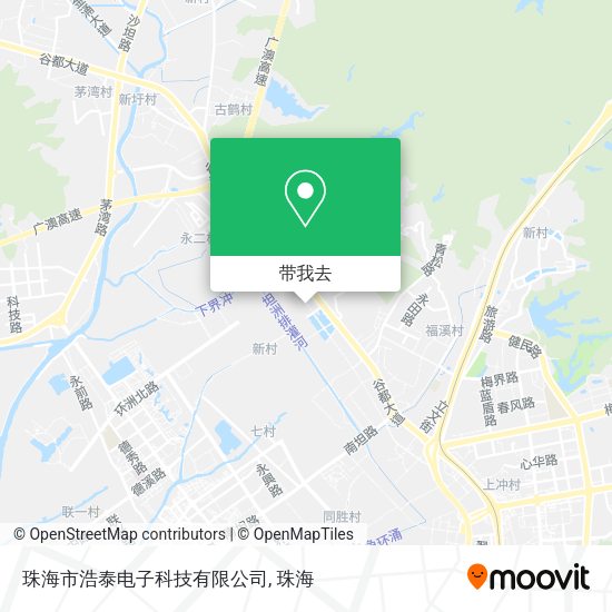 珠海市浩泰电子科技有限公司地图