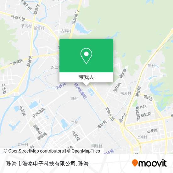 珠海市浩泰电子科技有限公司地图