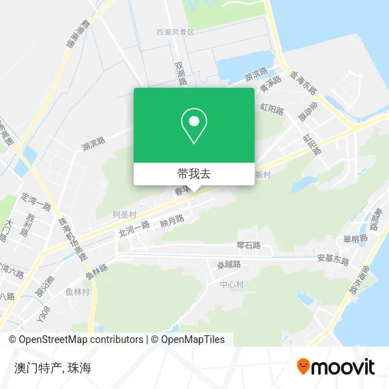 澳门特产地图