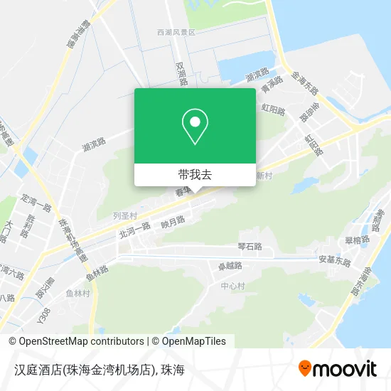 汉庭酒店(珠海金湾机场店)地图