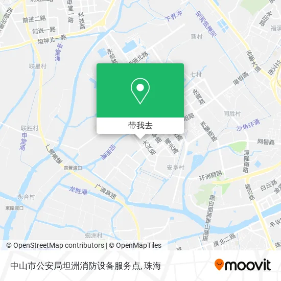 中山市公安局坦洲消防设备服务点地图