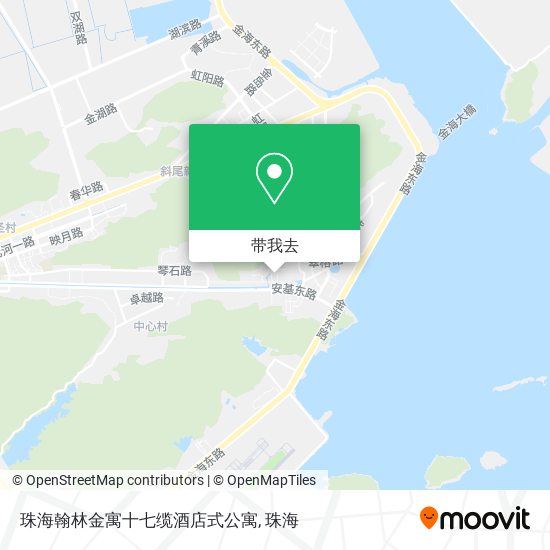 珠海翰林金寓十七缆酒店式公寓地图