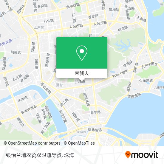 银怡兰埔农贸双限疏导点地图