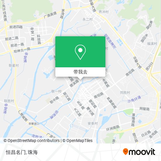 恒昌名门地图