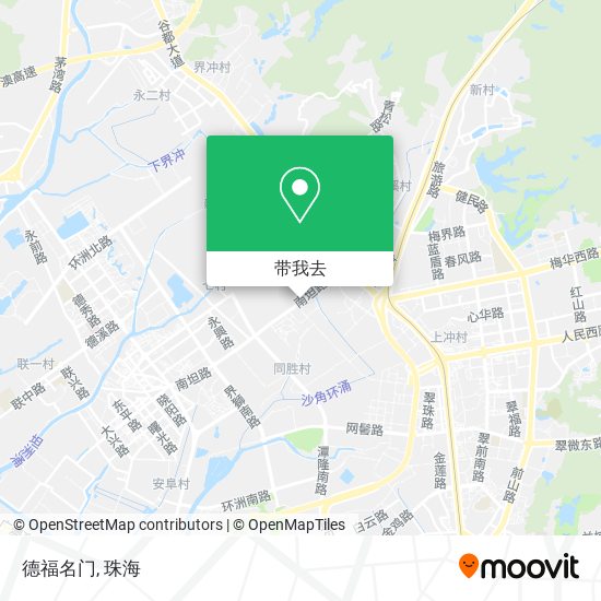 德福名门地图
