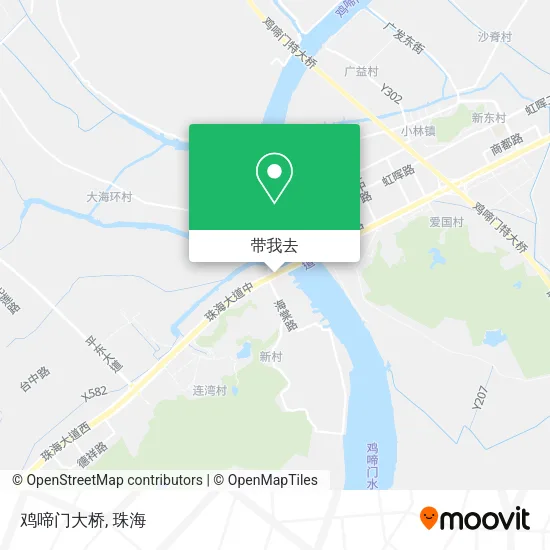 鸡啼门大桥地图