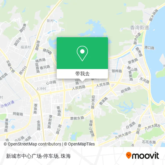 新城市中心广场-停车场地图
