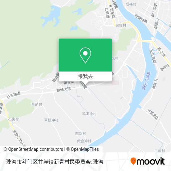 珠海市斗门区井岸镇新青村民委员会地图
