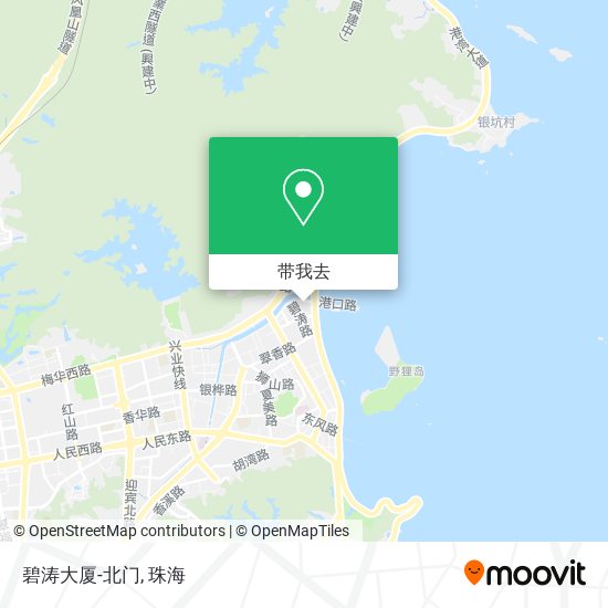 碧涛大厦-北门地图