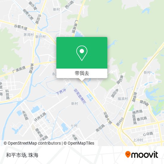 和平市场地图