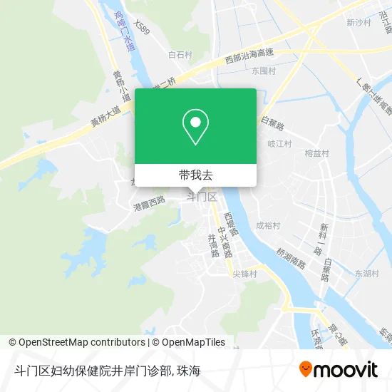 斗门区妇幼保健院井岸门诊部地图