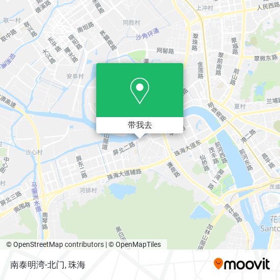 南泰明湾-北门地图