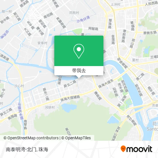 南泰明湾-北门地图