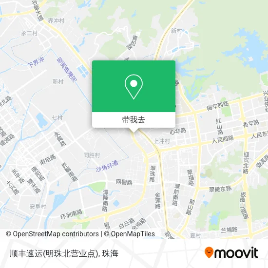顺丰速运(明珠北营业点)地图