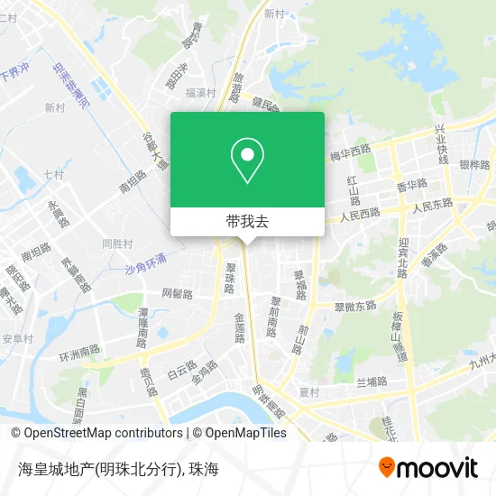 海皇城地产(明珠北分行)地图