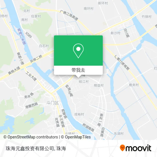 珠海元鑫投资有限公司地图