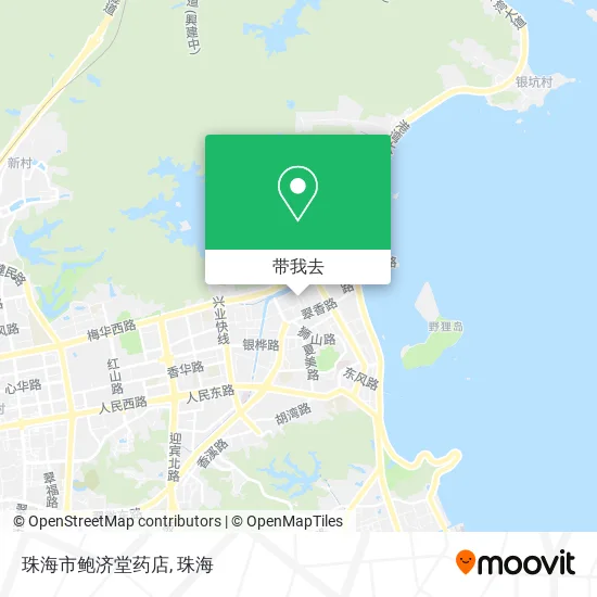 珠海市鲍济堂药店地图