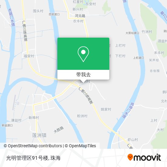 光明管理区91号楼地图
