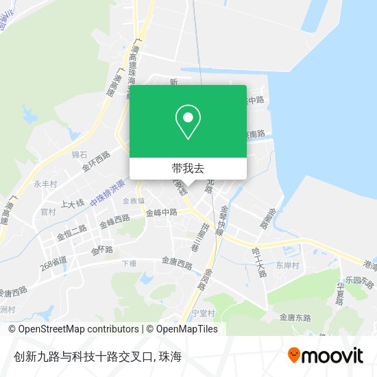 创新九路与科技十路交叉口地图