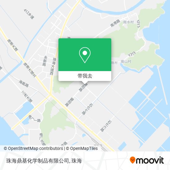 珠海鼎基化学制品有限公司地图