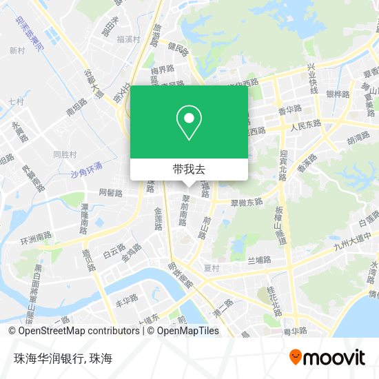 珠海华润银行地图