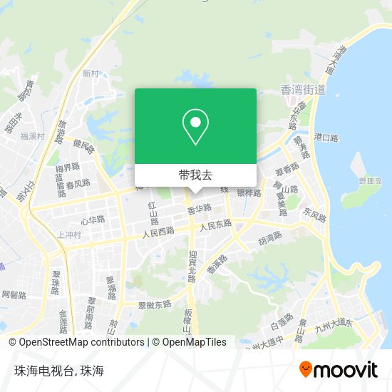 珠海电视台地图
