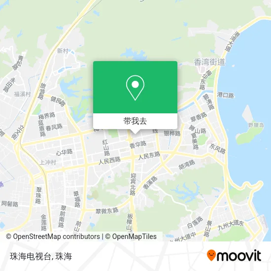 珠海电视台地图