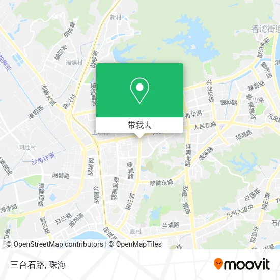 三台石路地图
