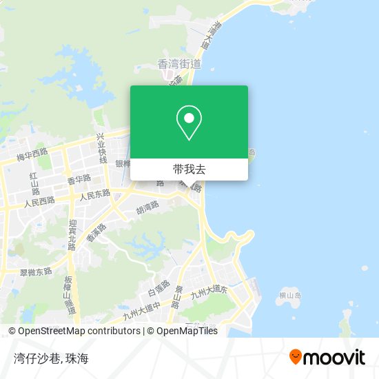 湾仔沙巷地图