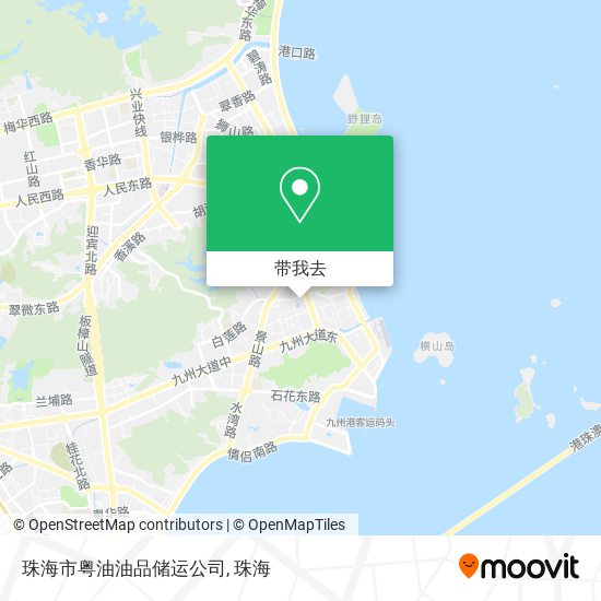 珠海市粤油油品储运公司地图