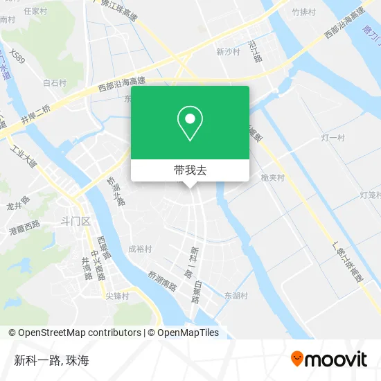新科一路地图
